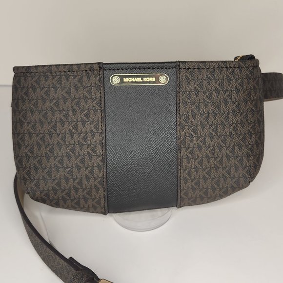 MICHAEL KORS Waist Belt Bag Fanny Pack Brown - NWT - L/XL - Picture 1 of 7